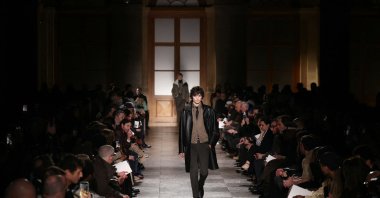 Models present creations by Hermes for the Menswear Ready-to-Wear Fall-Winter 2026/2027 collection as part of the Men Paris Fashion Week, Paris, France, Jan. 24, 2026.  (AFP Photo)