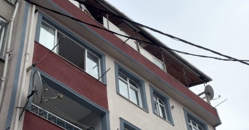 A view of the apartment where three people died from carbon monoxide poisoning in the Bağcılar district of Istanbul, Türkiye, Jan. 26, 2026. (IHA Photo)