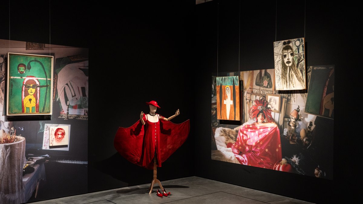 A general view of the "Semiha Berksoy: Aria of All Colors" exhibition at Istanbul Modern, Istanbul, Türkiye. (Courtesy of Istanbul Modern)