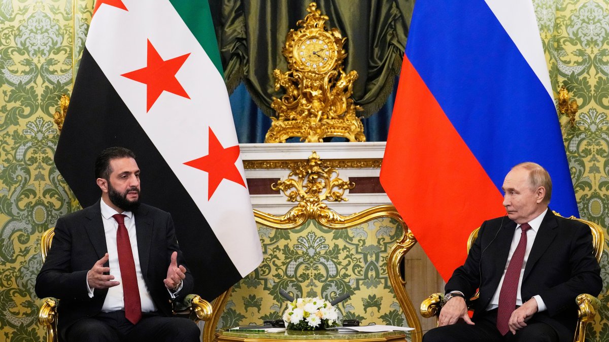 Syrian President al-Sharaa heads to Moscow for talks with Putin