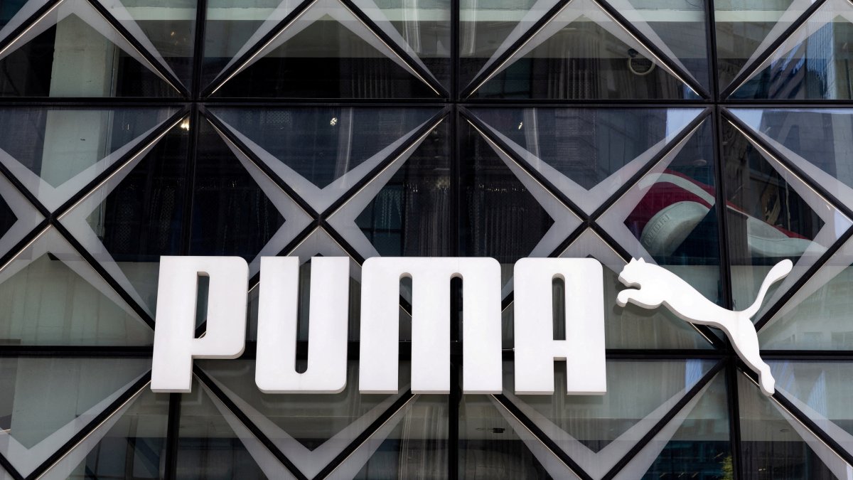 A view of a logo at the Puma flagship store in New York City, U.S., July 16, 2025. (Reuters Photo)