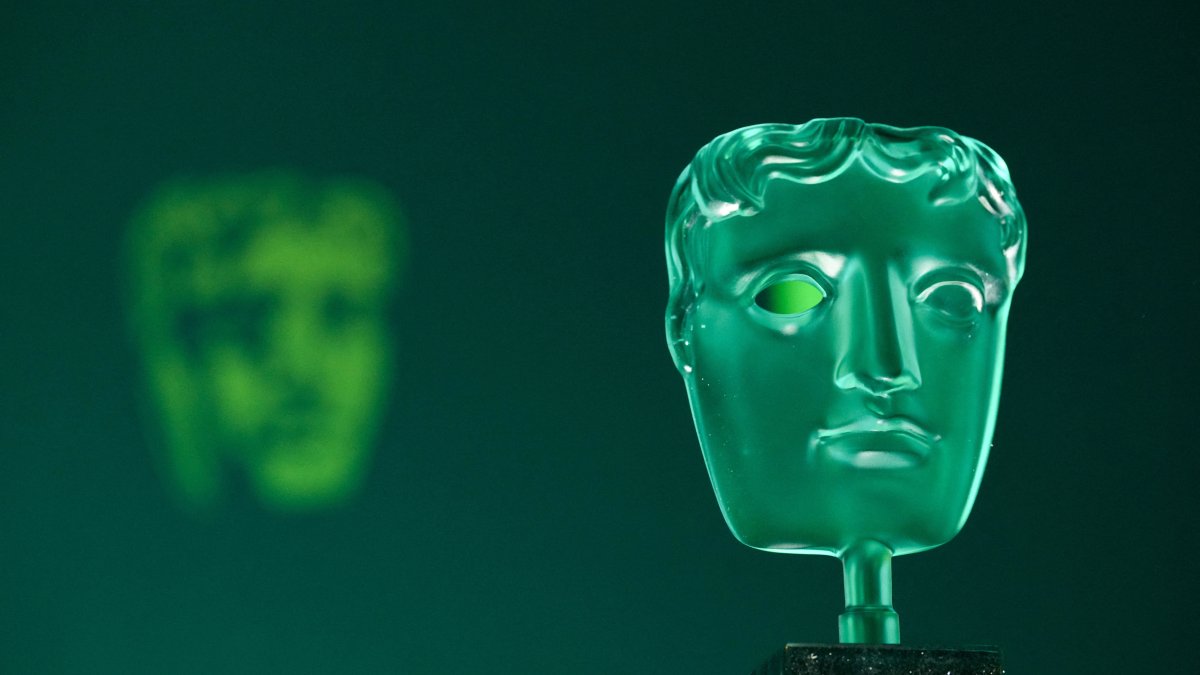 BAFTA's EE Rising Star Award is on display during the EE Rising Star Award nominee announcement ahead of the 2026 EE British Academy Film Awards (BAFTA), London, U.K., Jan. 14, 2026. (Reuters Photo)