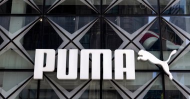 A view of a logo at the Puma flagship store in New York City, U.S., July 16, 2025. (Reuters Photo)