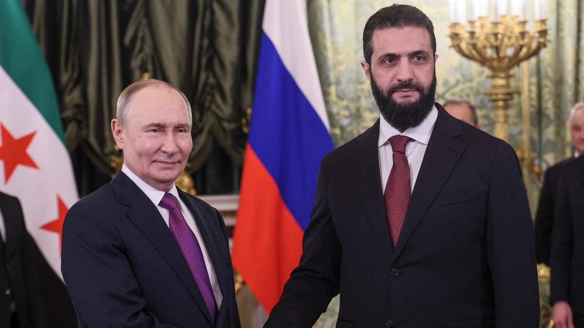 Putin hails al-Sharaa for strides in restoring Syria's integrity