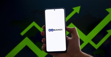 The illustration showing the Sabancı Holdıng logo on a mobile screen, Türkiye, Dec. 8, 2022. (Shutterstock Photo)