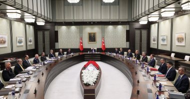 President Recep Tayyip Erdoğan chairs MGK meeting in Ankara, Jan. 28, 2026. (AA Photo)