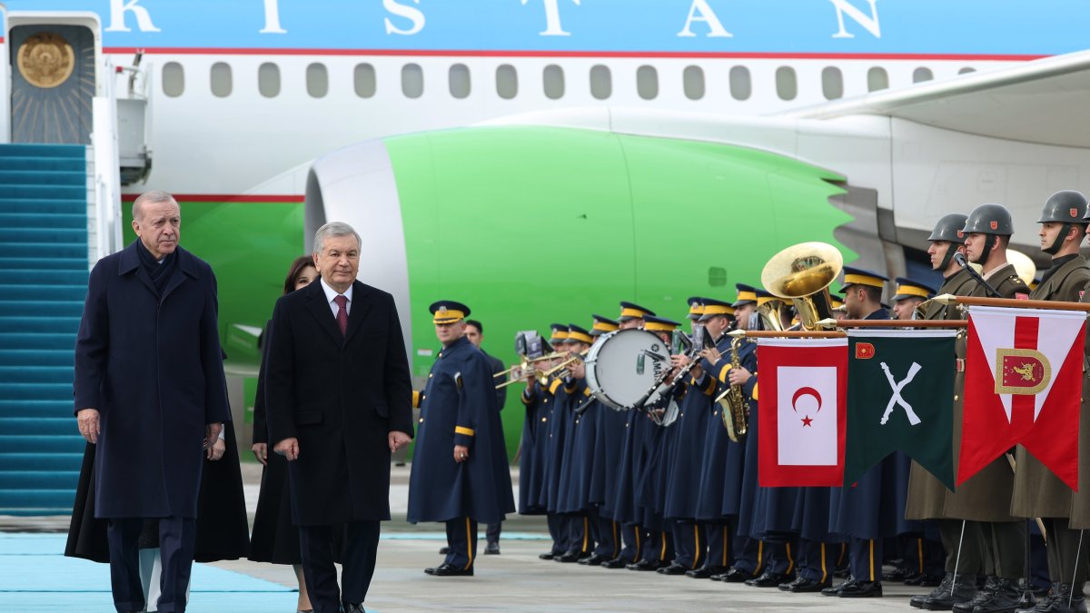 Türkiye hosts Uzbek president for talks on bilateral cooperation