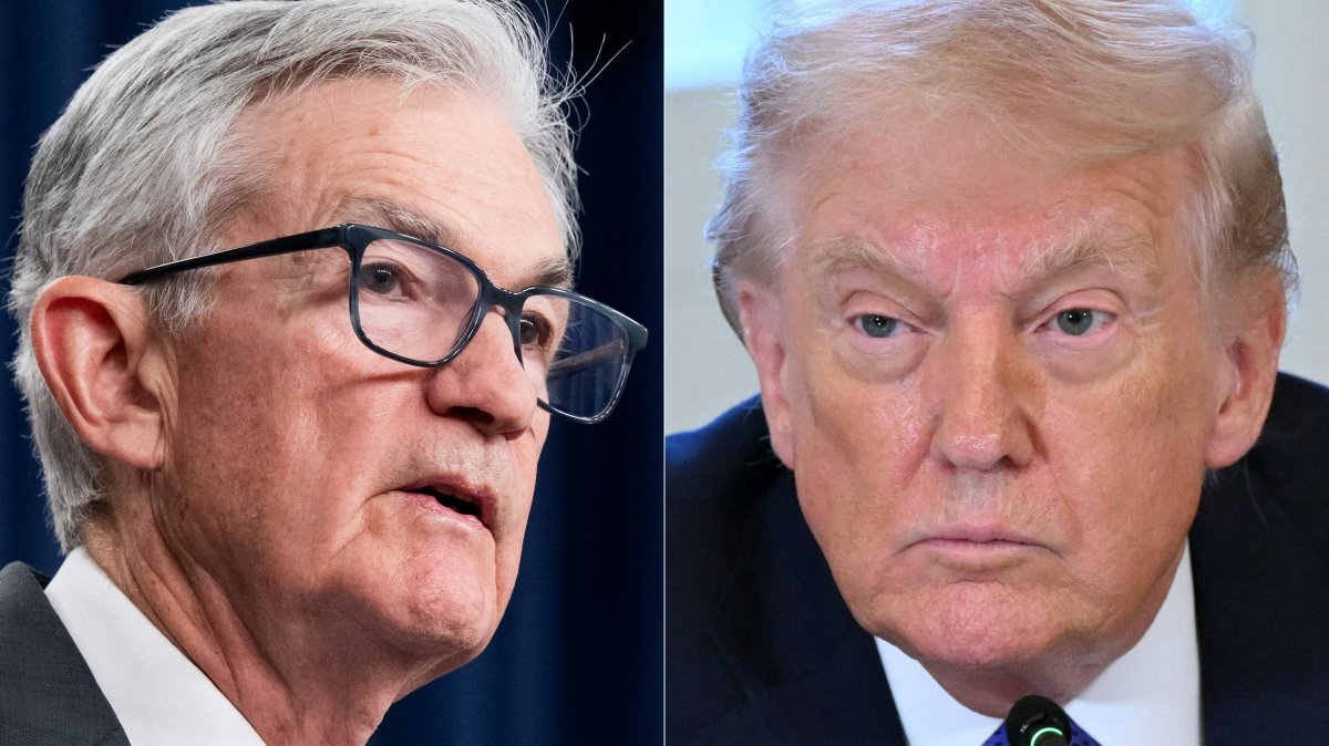 U.S. Federal Reserve Board Chair Jerome Powell (L), Washington, D.C., Dec. 10, 2025, and U.S. President Donald Trump at the White House, Washington, D.C., Jan. 9, 2026, are seen in this combination of pictures created on Jan. 12, 2026. (AFP Photo)