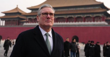 British Prime Minister Keir Starmer visits the Forbidden City in Beijing, China, Jan. 29, 2026. (AFP Photo)