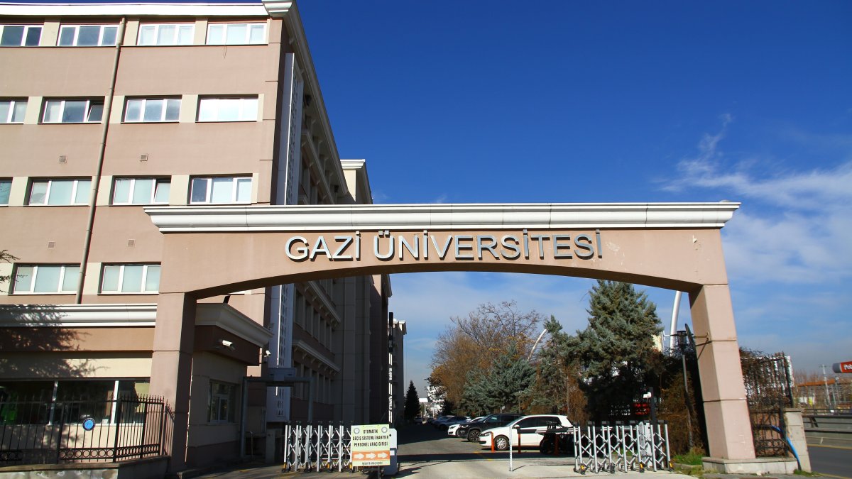 An outside view of Gazi University’s main entrance, ranked 286th in the QS Europe University Rankings, Ankara, Türkiye. Feb. 20 2024. (Shutterstock Photo) 