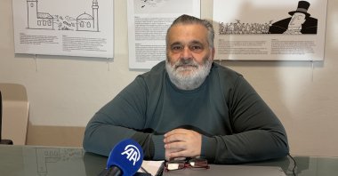 Esat Halil Ergelen, secretary-general of the Lausanne Exchange Foundation, speaks to a correspondent, Jan. 30, 2026. (AA Photo)