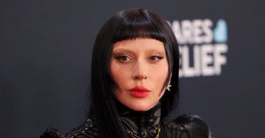 Lady Gaga poses on the red carpet during the 67th Annual Grammy Awards in Los Angeles, California, U.S., Feb. 2, 2025. (Reuters Photo)