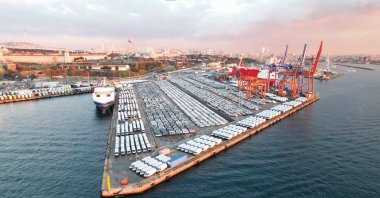 A view of the Haydarpaşa Port, Istanbul, Türkiye, Jan. 7, 2026. (IHA Photo)