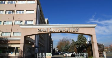 An outside view of Gazi University’s main entrance, ranked 286th in the QS Europe University Rankings, Ankara, Türkiye. Feb. 20 2024. (Shutterstock Photo) 