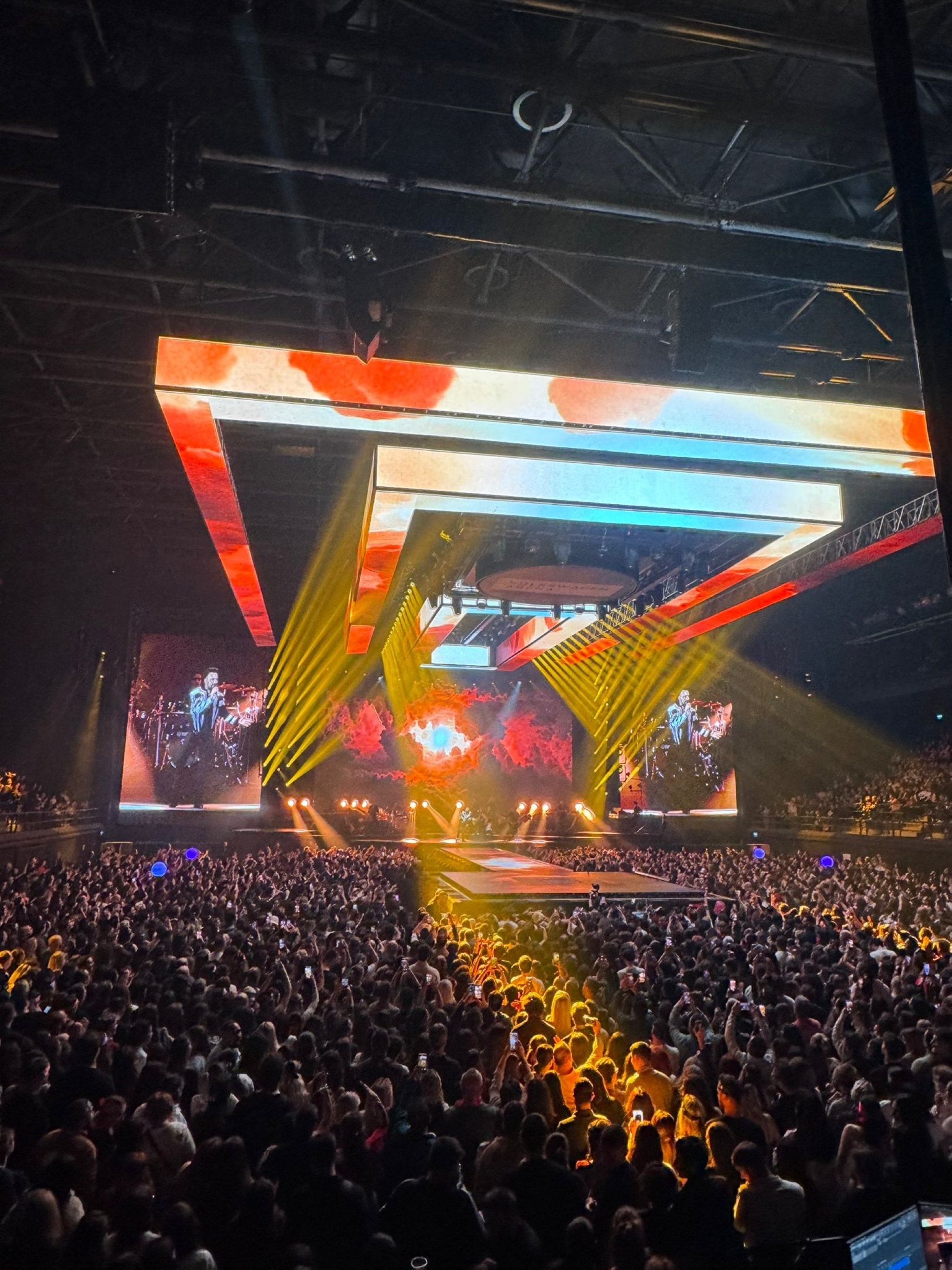 A view from Tarkan’s concert, Istanbul, Türkiye, Jan. 27, 2026. (Photo by Neslişah Yılmaz Hidayetoğlu)