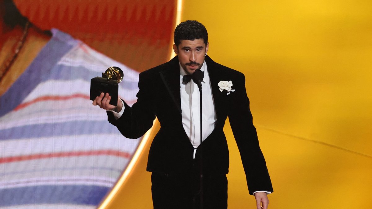 Bad Bunny makes Grammy history, wins album of year