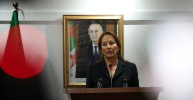 Segolene Royal, former French minister and president of the France Algeria Association, speaks during a press conference, Algiers, Algeria, Jan. 29, 2026. (EPA Photo)