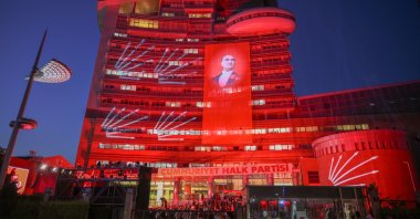 The general view of the CHP headquarters, Ankara, Türkiye, Sept. 9, 2025. (DHA Photo) 