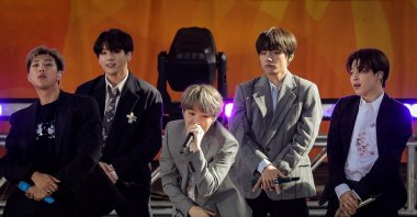 Members of K-Pop band BTS perform on ABC's Good Morning America show, Central Park, New York City, U.S., May 15, 2019. (Reuters File Photo)