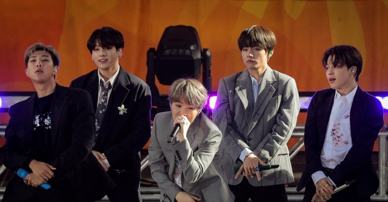 Members of K-Pop band BTS perform on ABC's Good Morning America show, Central Park, New York City, U.S., May 15, 2019. (Reuters File Photo)