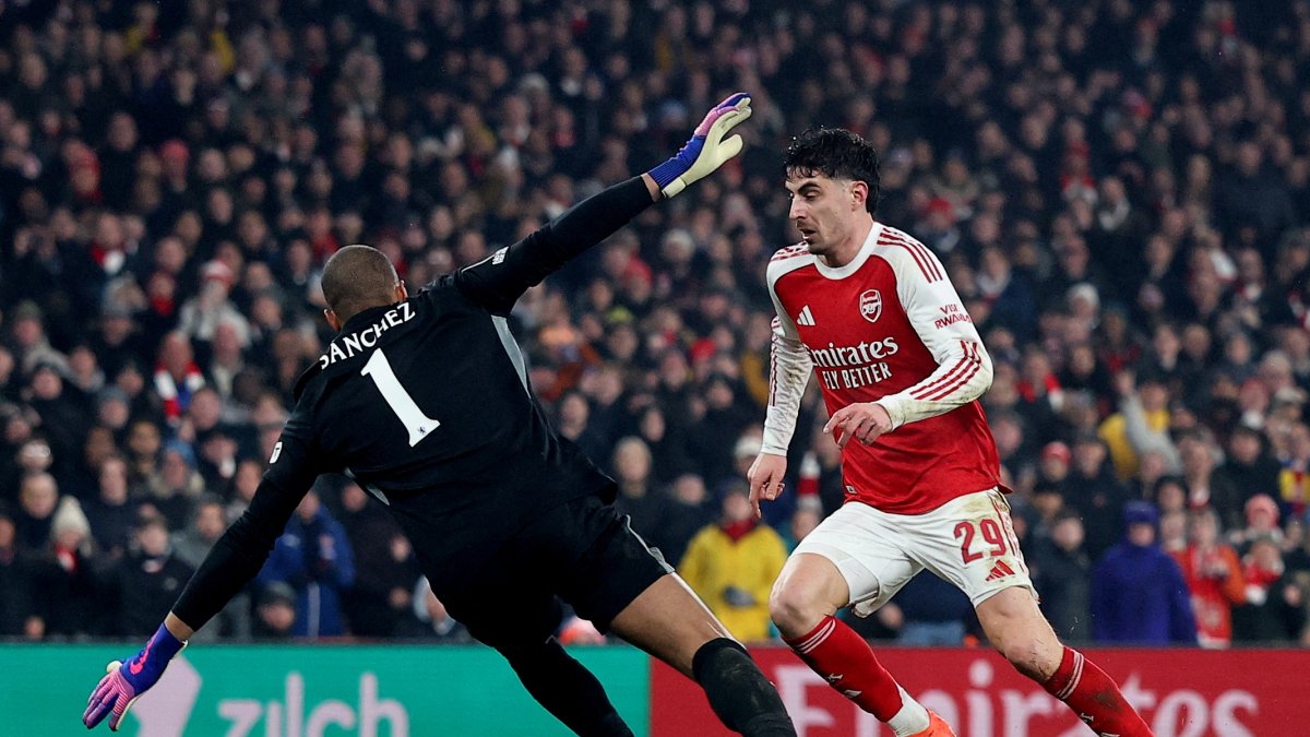 Late Havertz goal lifts Arsenal past Chelsea into Carabao final