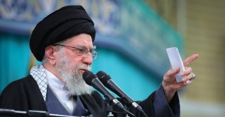 Iranian Supreme Leader Ayatollah Ali Khamenei speaks during a ceremony in Tehran, Iran, Jan. 17, 2026. (EPA Photo)