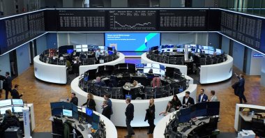 The German share price index DAX graph is pictured at the stock exchange, Frankfurt, Germany, Jan. 20, 2026. (Reuters Photo)