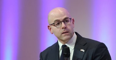 Federal Reserve Board Governor Stephen Miran speaks during an event in Athens, Greece, Jan. 14, 2026. (Reuters Photo)