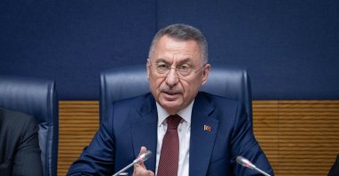 Turkish Parliament's Foreign Affairs Committee Chair Fuat Oktay attends an event at Parliament, Ankara, Türkiye, Jan. 26, 2026. (AA Photo)