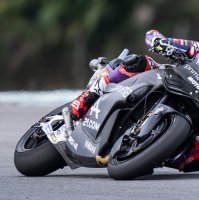 Prima Pramac Yamaha MotoGP team's Turkish MotoGP rider Toprak Razgatlıoğlu steers his bike during the first day of the 2026 MotoGP pre-season test at the Sepang International Circuit, Sepang, Malaysia, Feb. 3, 2026. (AFP Photo)