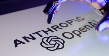 OpenAI and Anthropic logos are seen in this illustration taken on Sept. 12, 2025. (Reuters Photo)