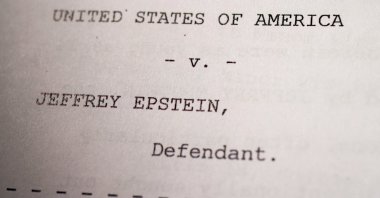 A newly released document from disgraced late financier and sex offender Jeffrey Epstein, referencing court cases against him, Washington, D.C., U.S., Dec. 19, 2025. (Justice Department Handout via Reuters Photo)