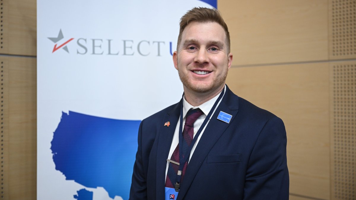 Shale Crescent USA President Nathan Lord poses during interview with Anadolu Agency (AA), Ankara, Türkiye, Feb. 7, 2026. (AA Photo)