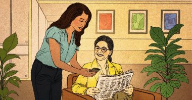 "Unlike traditional mentorships that involve an older person sharing wisdom with a younger colleague, reverse mentoring affords less experienced staff members the opportunity to teach seasoned colleagues about new trends and technologies." (AP Photo)