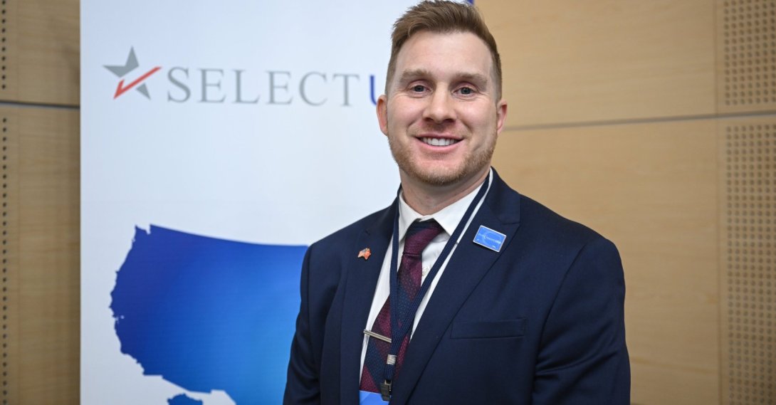 Shale Crescent USA President Nathan Lord poses during interview with Anadolu Agency (AA), Ankara, Türkiye, Feb. 7, 2026. (AA Photo)