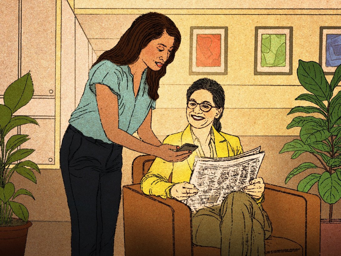 "Unlike traditional mentorships that involve an older person sharing wisdom with a younger colleague, reverse mentoring affords less experienced staff members the opportunity to teach seasoned colleagues about new trends and technologies." (AP Photo)