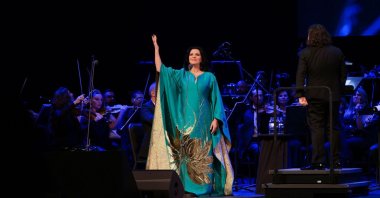 Soprano Angela Gheorghiu performs at Zorlu PSM, Istanbul, Türkiye, Feb. 5, 2026. (Courtesy of Limak Philharmonic Orchestra)