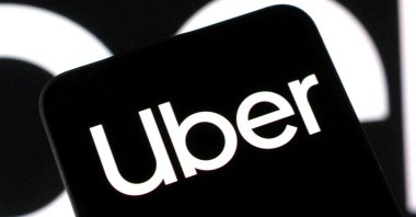 The Uber logo is seen in this illustration, Aug. 5, 2025. (Reuters Photo)
