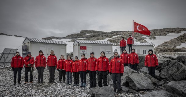 Turkish scientists arrive for the 10th National Antarctic Science Expedition at Horseshoe Island, Antarctica, Feb. 5, 2026. (AA Photo)
