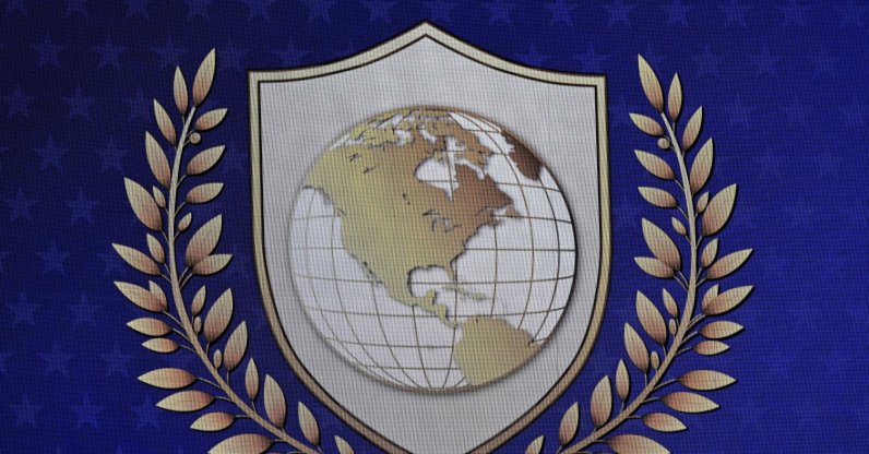 This photograph shows the logo of the "Board of Peace" during the World Economic Forum (WEF) annual meeting in Davos, Jan. 22, 2026. (AFP File Photo)