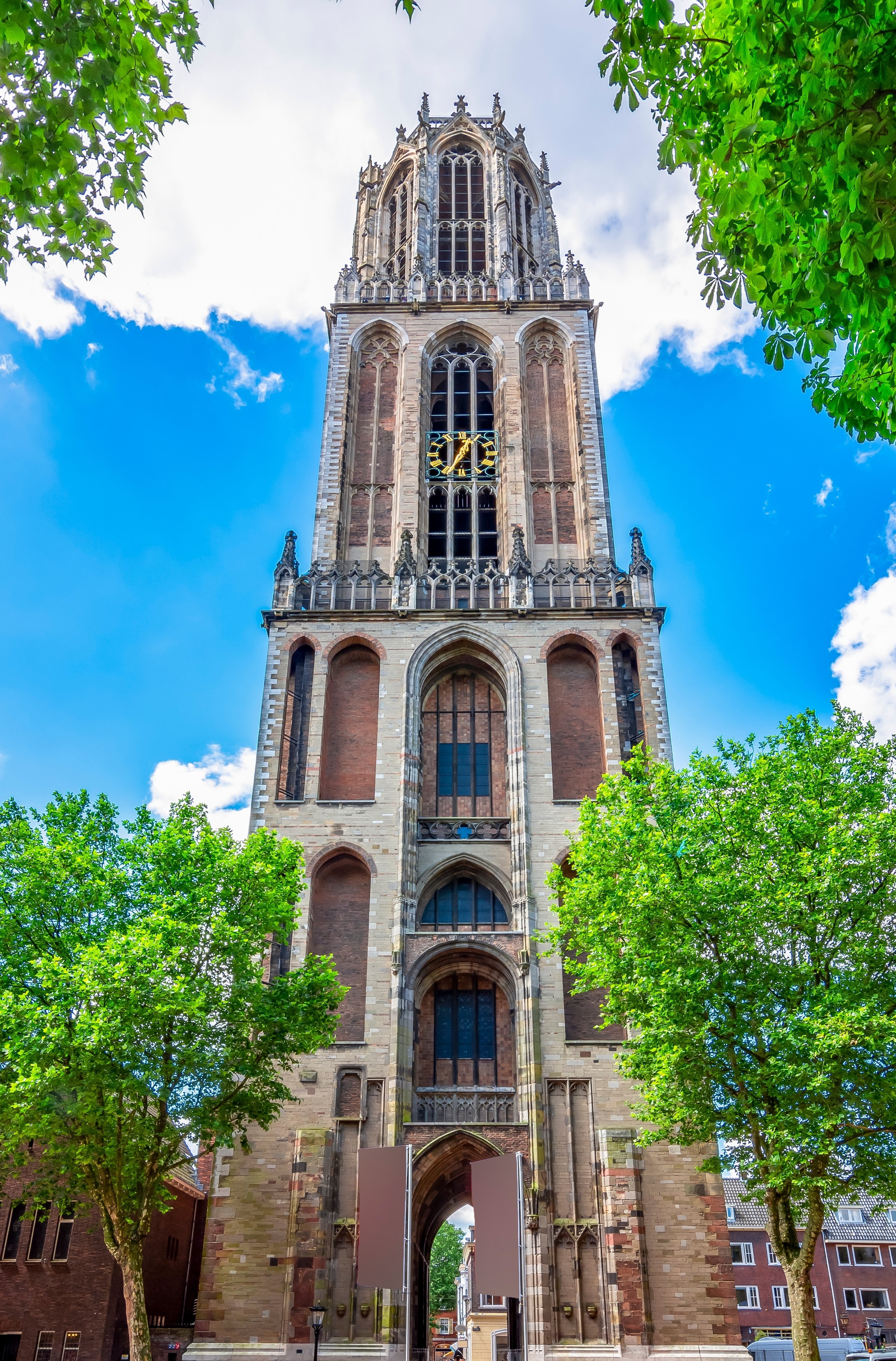 The Dom tower on Market Square in Utrecht, the Netherlands. (Shutterstock Photo)