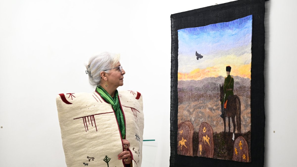 'Keeping felt alive': Turkish artist chronicles ancient civilization