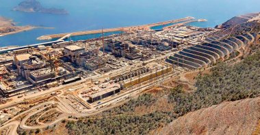 An aerial view of the Akkuyu nuclear plant, Mersin, southern Türkiye, Jan. 30, 2026. (DHA Photo)