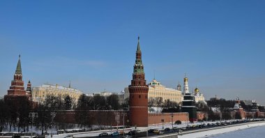 A view of the Kremlin in central Moscow, Russia, Feb. 4, 2026. (AFP Photo) 