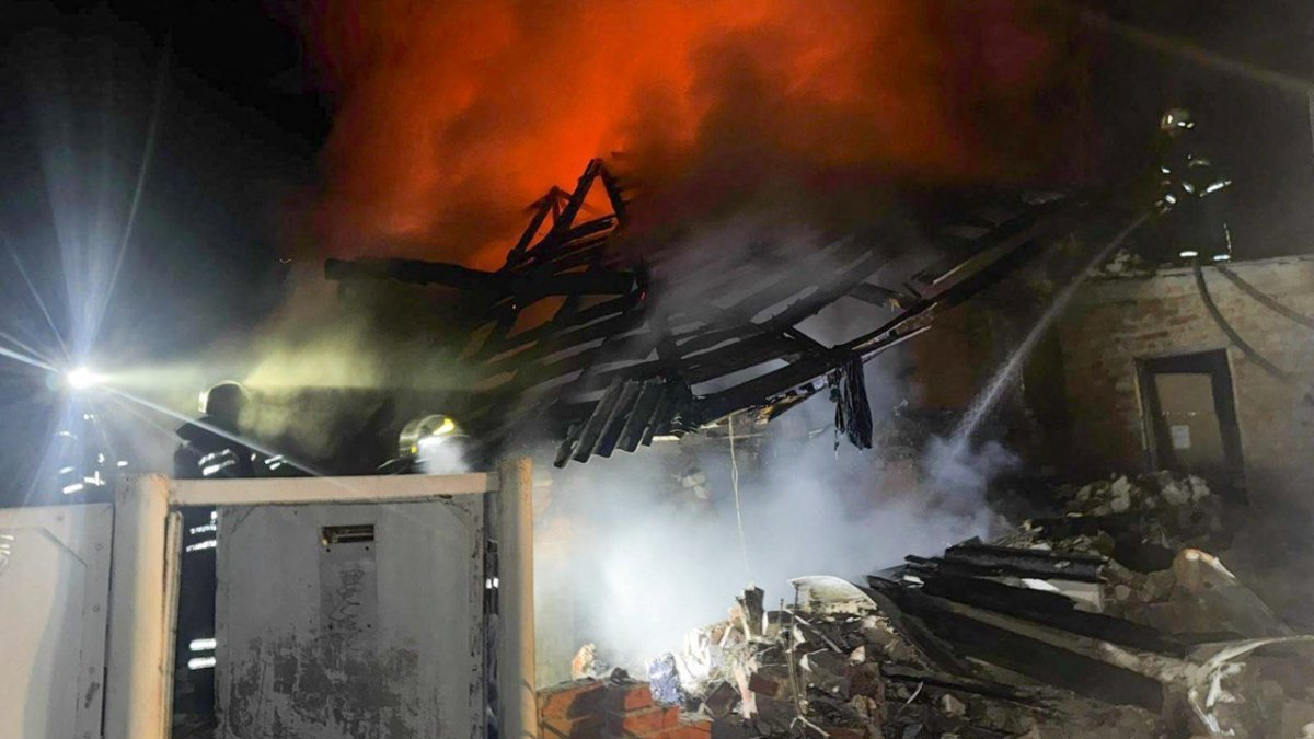 Russian drone strike on Ukraine family home kills father, 3 children