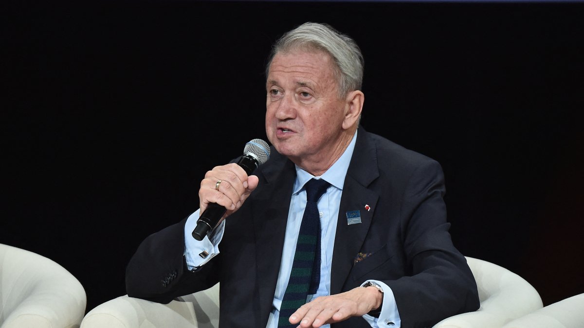 Then-President of the International Peace Institute Terje Rod-Larsen speaks onstage during the "Global Citizen: Movement Makers" at NYU Skirball Center in New York City, Sept. 17, 2017. (AFP File Photo)