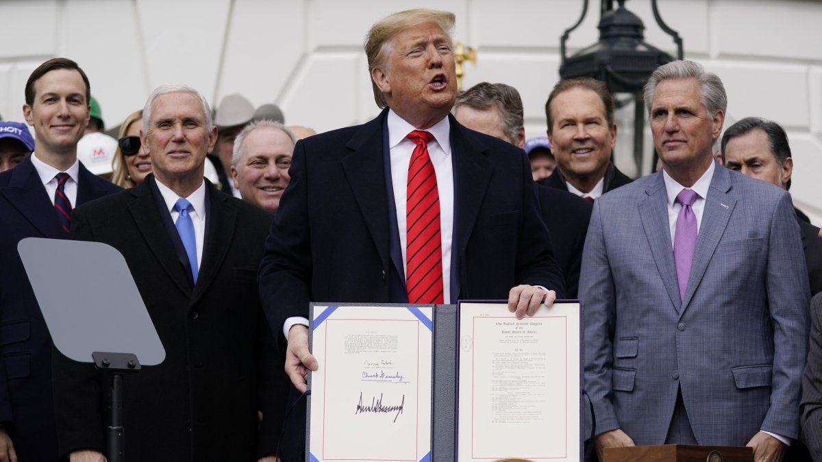 Trump weighing US exit from Mexico-Canada trade pact, report says