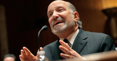 U.S. Secretary of Commerce Howard Lutnick testifies during a Senate Appropriations Subcommittee on Commerce, Justice, Science, and Related Agencies hearing in Washington, D.C., U.S., Feb. 10, 2026. (AFP Photo)