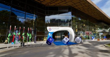 A view of the center hosting Libya&amp;#039;s first bidding round for oil exploration in more than 17 years, Tripoli, Libya, Feb. 11, 2026. (AA Photo)