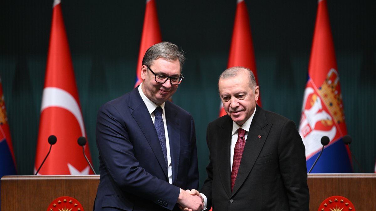 President Erdoğan, Vucic, vow to deepen Türkiye-Serbia cooperation